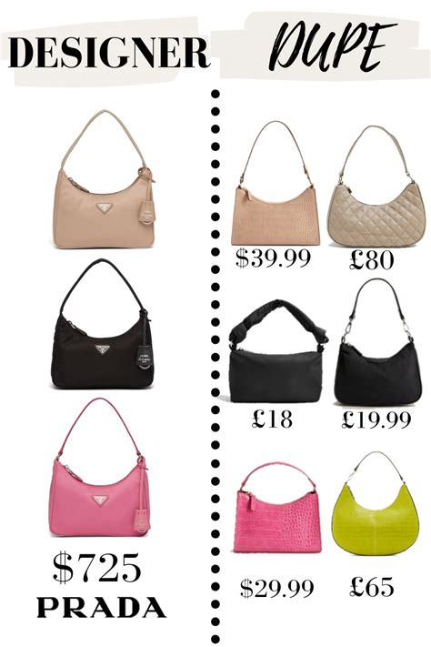 prada bags dupes|prada baguette bag dupe.